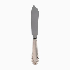 Coltello da torta Lily of the Valley in argento di Georg Jensen