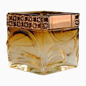 Maljakko Vase in Smoky Art Glass by Pentti Sarpaneva for Turun Hopea