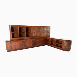 Italienischer Mid-Century Schrank, 1950er