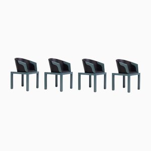 Architectural Postmodern Chairs, Set of 4