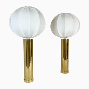 Mid-Century Large Brass B-010 Table Lamps from Bergboms, 1960s, Sweden, Set of 2