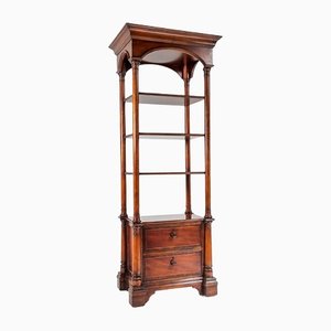 Tall American Regency Style Display Cabinet in Mahogany from Thomasville