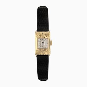 Art Deco 18 Karat Yellow Gold Lady's Watch, 1930s