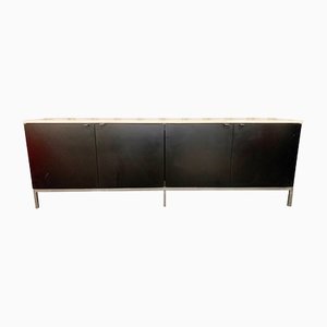 Mid-Century Sideboard with White Marble Top by Knoll, France, 1960s