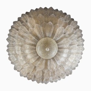 Lámpara de techo o plafón italiana de cristal de Murano