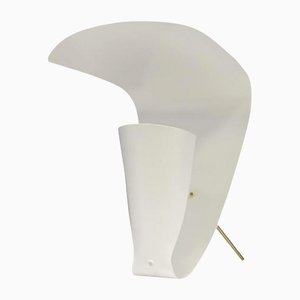 Mid-Century Modern White B201 Desk Lamp by Michel Buffet