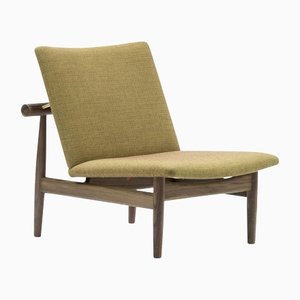Japan Series Chair in Wood and Foss Kvadrat Fabric by Finn Juhl