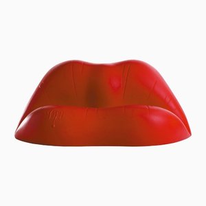 Salvador Dali, Canapé Dali Lips Contemporain, Rouge