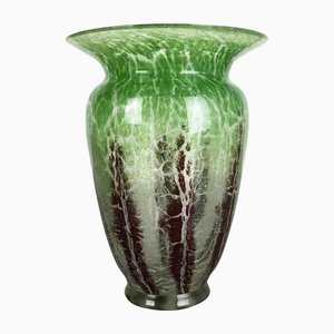 Vase en Verre par Karl Wiedmann pour WMF Ikora, Allemagne, 1930s