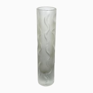 Large Hand Blown Brutalist Glass Vase from Peill and Putzler, Germany, 1970s