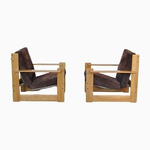 Armchairs by Tobia & Afra Scarpa for Molteni, 1970s, Set of 2