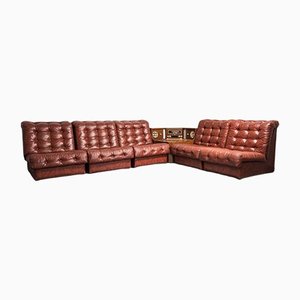 Vintage 5-Sitzer Sofa, 1970er, 6er Set