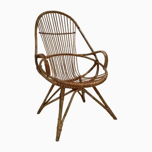 Vintage Rattan Chair from Rohé Noordwolde, 1960s