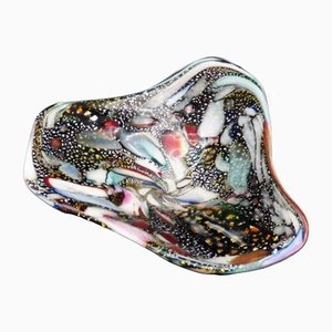 Frutero vintage de cristal de Murano de Dino Martens