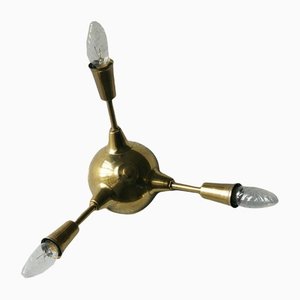 Italian Brass Sputnik Lamp