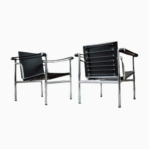 LC1 Armchairs by Le Corbusier for Cassina, Set of 2