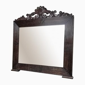 Miroir avec Cadre en Noyer, Italie, 1860