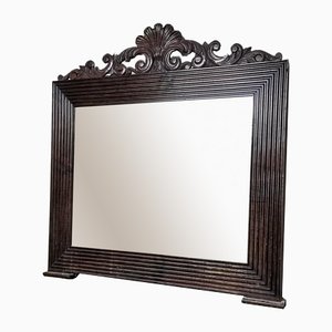 Walnut Framed Mirror, Italy, 1860