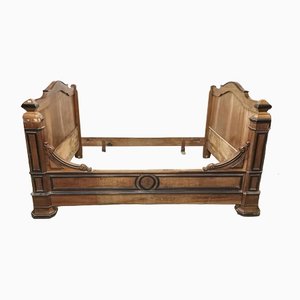 Letto a barca antico, Francia, 1880