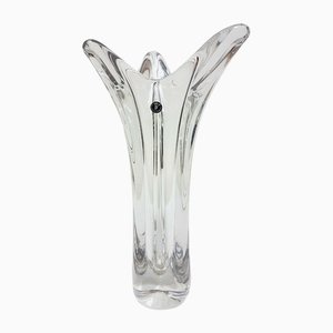 Crystal Vessel by Umberto Clainetti for Vilca, 1970s