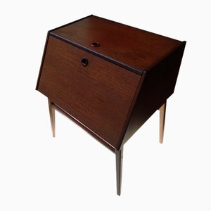 Swedish Teak Wood Complete Container Cabinet