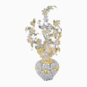 Vase Vintage et Bouquet de Perles
