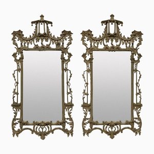 Chippendale Revival Mirrors, 1930s, Set of 2
