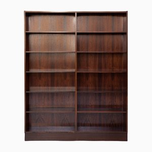 Midcentury Danish book shelf in rosewood by dr Viby J 1960s