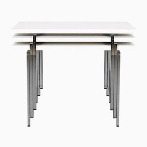 Modernist Stacking Tables by Trix & Robert Haussmann for Swiss Form, Set of 3
