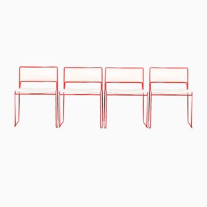 Stacking Chairs by Preben Fabricius / Jørgen Kastholm for Kill International, Set of 4