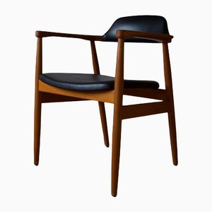 Danish Teak Armchair/Desk Chair, 1960s