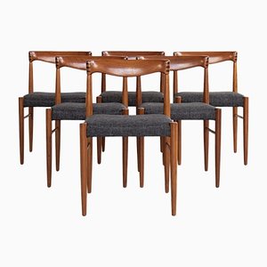 Mid-Century Danish Dining Chairs in Teak by HW Klein for Bramin, 1960s, Set of 6