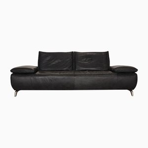 Anthracite Leather Koinor Vivendo 3-Seat Couch Function