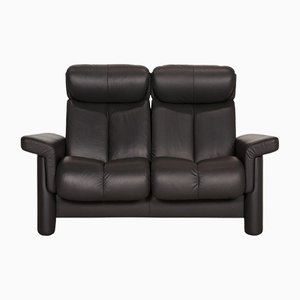 Anthracite Leather Legend 2-Seat Couch Function from Stressless