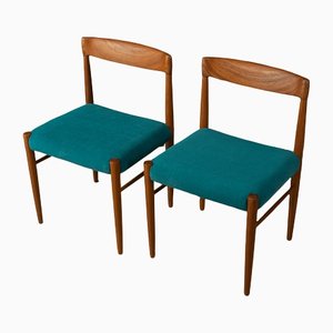 Esszimmerstühle von HW Klein für Bramin, 1960er, 2er Set