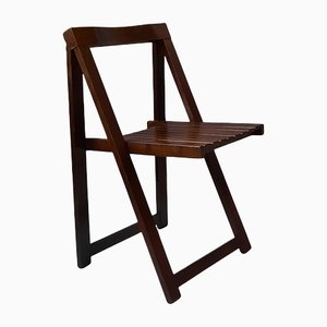 Wooden Folding Chair by Aldo Jacober for Alberto Bazzani, 1970s