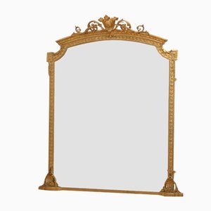 Specchio grande in legno dorato