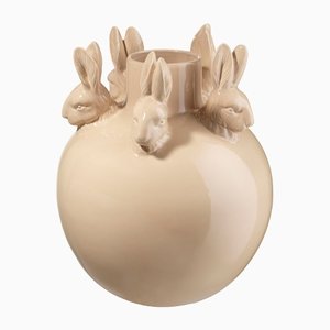 Vase Peter Rabbit Rond de Renaissance Ceramics