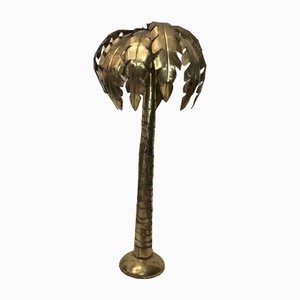 Maison Jansen, Hollywood Regency Palm Tree Sculpture, Brass