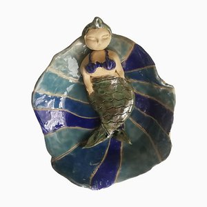 Dekorativer Meerjungfrau Teller von Proietti Daniela