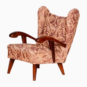 Fauteuil Art Déco Marron, République Tchèque, 1930s