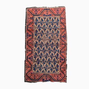 Small Antique Distressed Baluch Rug