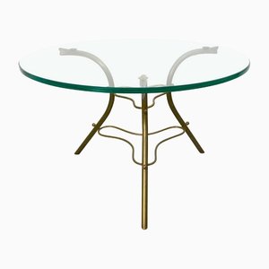 Table Basse Ronde Mid-Century, Italie, 1950s