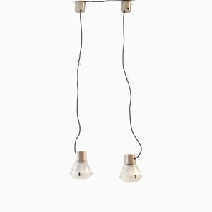 Hanging Lamps by Tito Agnoli for O-Luce, 1958, Set of 2