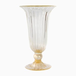 Italian Handmade Murano Glass Vase by Alberto Dona