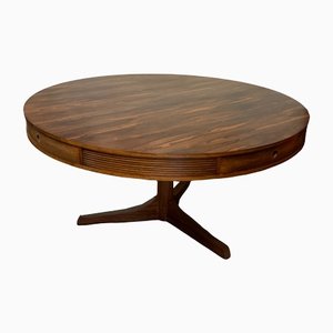 Rosewood Drum Table by Archie Shine for Heals