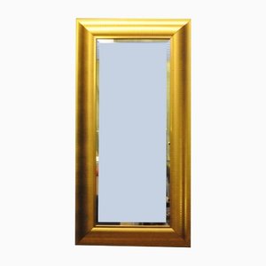 Specchio grande con cornice dorata