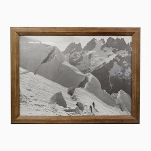 Alpine Landscape, 1950s, Photograph, Framed