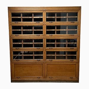 Antique Vintage Industrial Haberdashery Glass Display Cabinet Chest of Drawers by Dudley & Co LTD