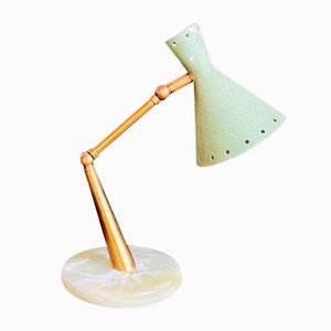 Italian Table Lamp with Marble Base from Lumi, 1950s